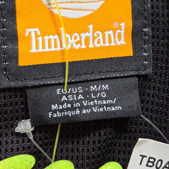 Timberland NWT Fleece Sherpa high neck full zip jacket Medium black - Picture 6 of 17